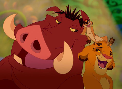 re leone timon e pumbaa