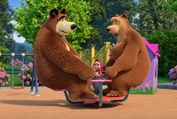 Loading Masha and the Bear Wonder Park Pics 2 - תמונה מספר 2 מהסרט מאשה והדוב ההרפתקה הגדולה ...